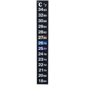 Термометр ЖК самоклеющийся 18-34гр.