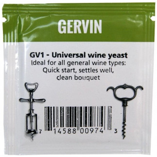 Дрожжи винные Gervin GV1 Universal 5гр.